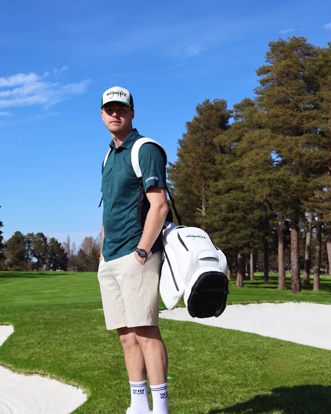 Stretchiga och Snygga Golfshorts för Herr – Redo för Sommargolf