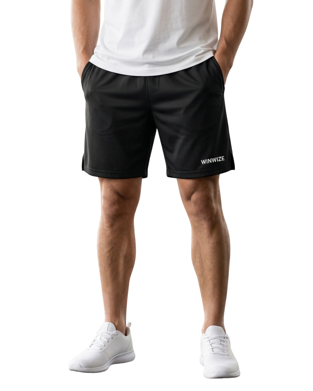Black Court Shorts