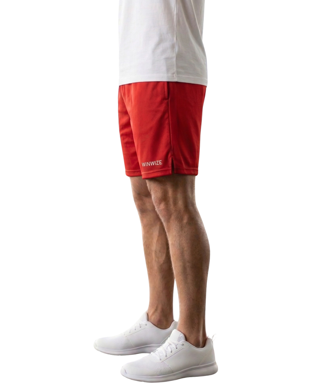 Red Court Shorts