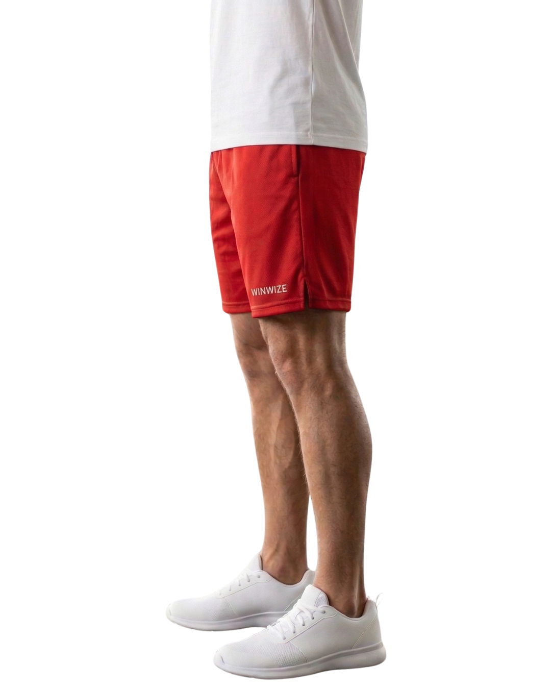 Red Court Shorts