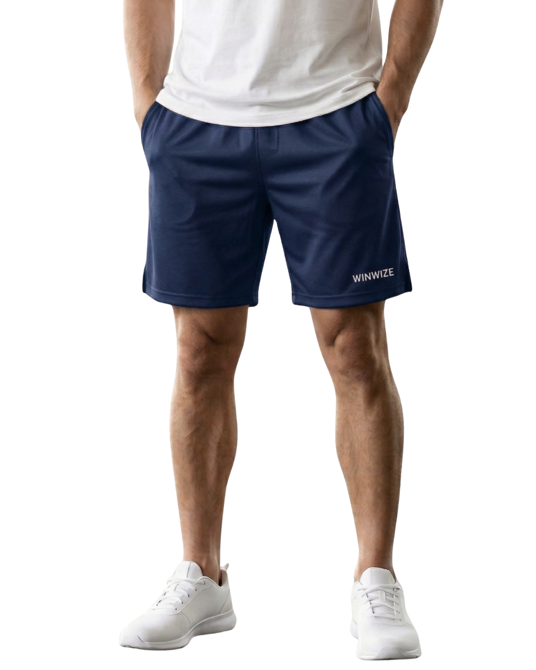 Marinblå Court Shorts