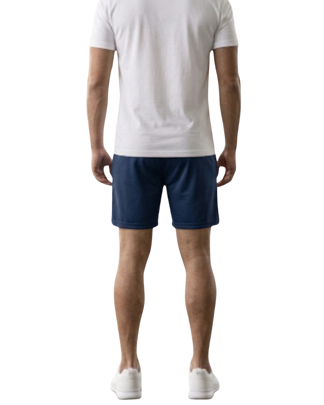 Marinblå Court Shorts