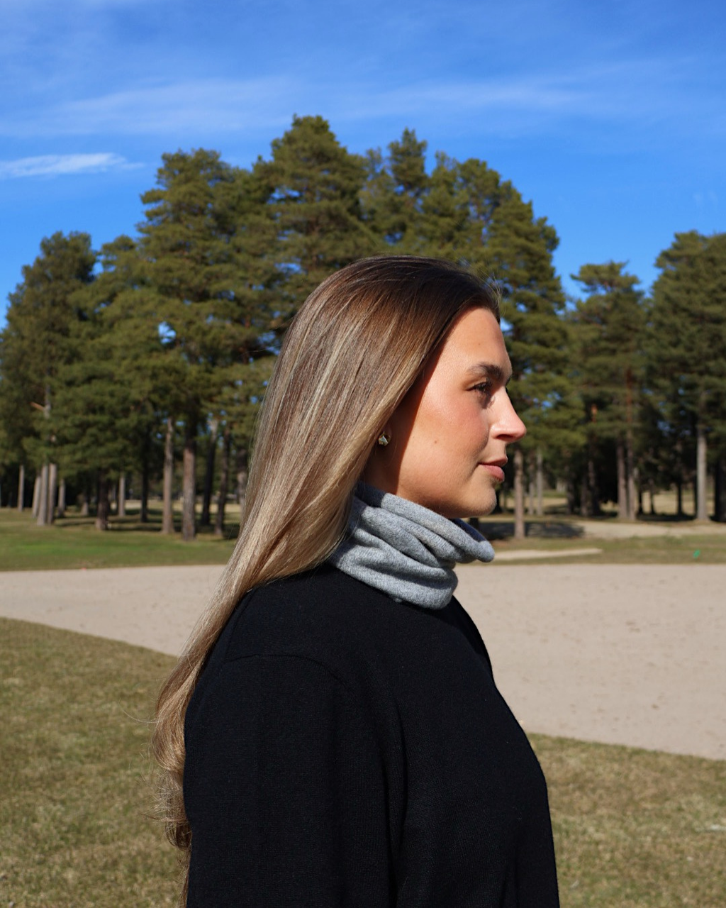 Grå - Aura Kashmirbuff