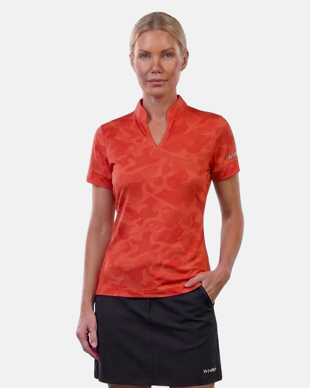Red - Camoline Golf Polo