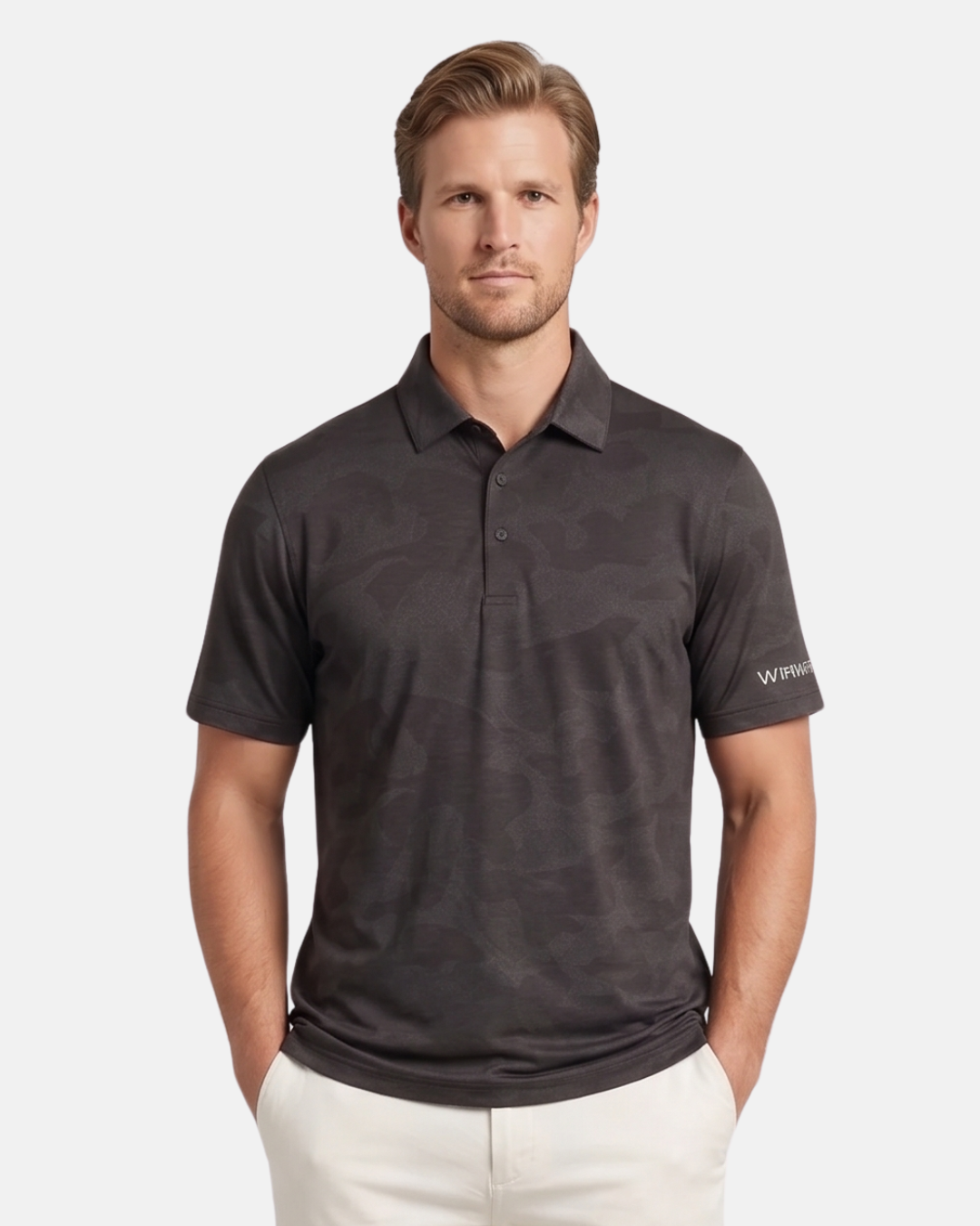 Black - Camoflow Golf Polo Shirt