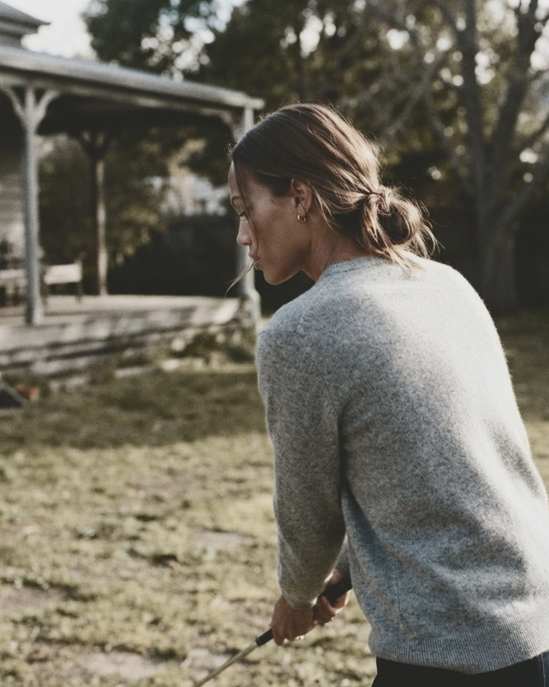 Grey - Cashmere Sweater