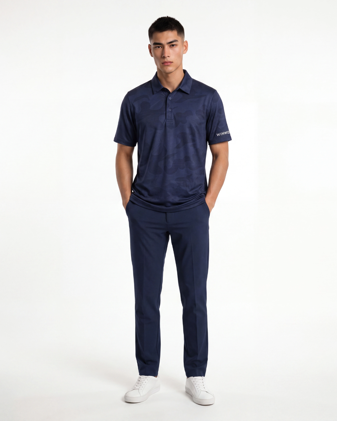 Navy - Camoflow Polo