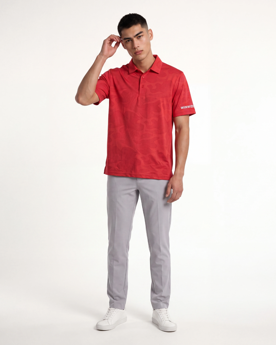 Red - Camoflow Polo
