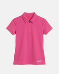 Snygg Rosa golfpiké dam med dragkedja