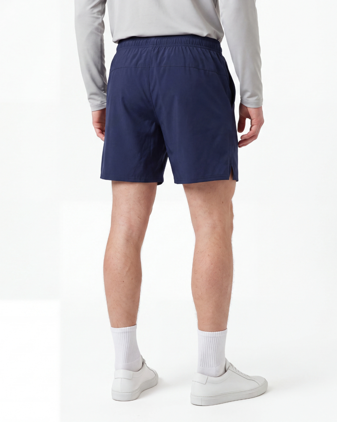 Navy Court Shorts