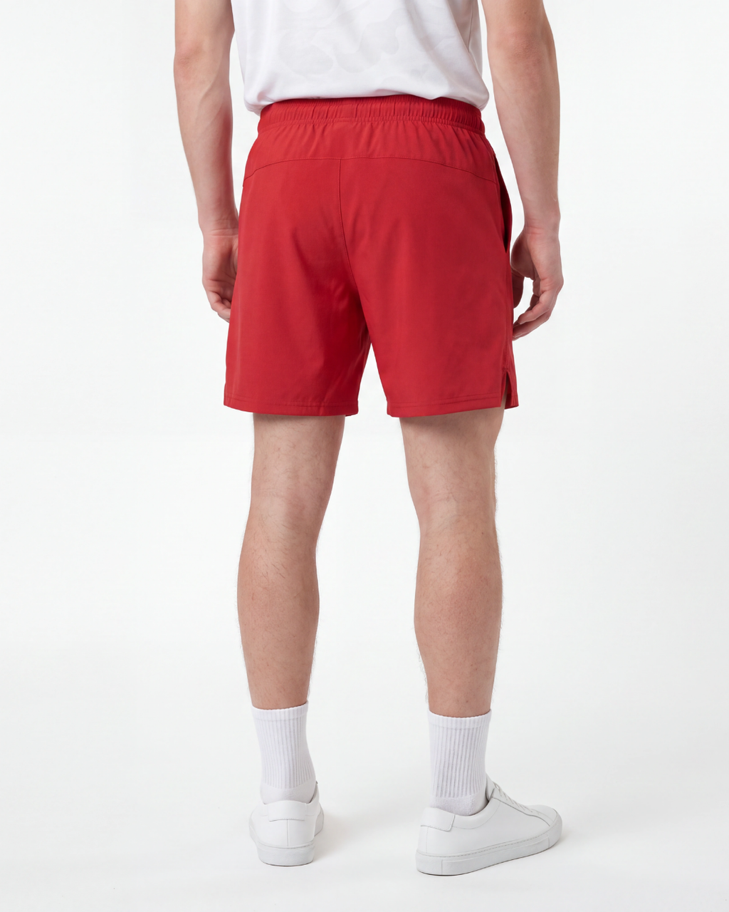 Red Court Shorts