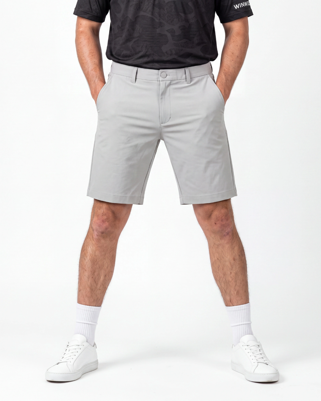 Grey - Flexpro Golf Shorts