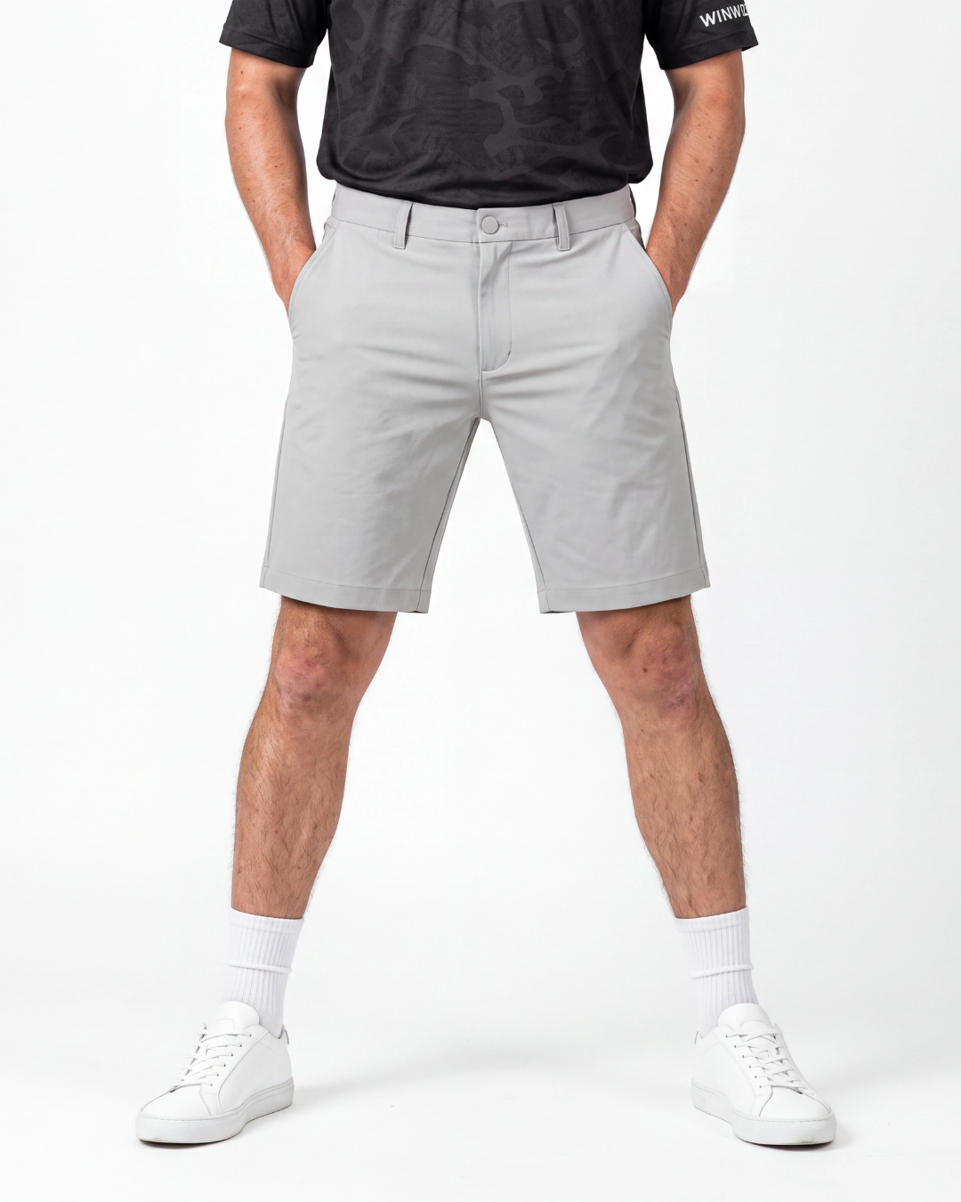Grey - Flexpro Golf Shorts