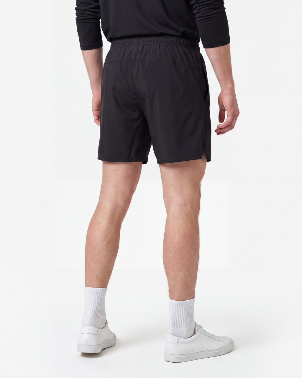 Black Court Shorts