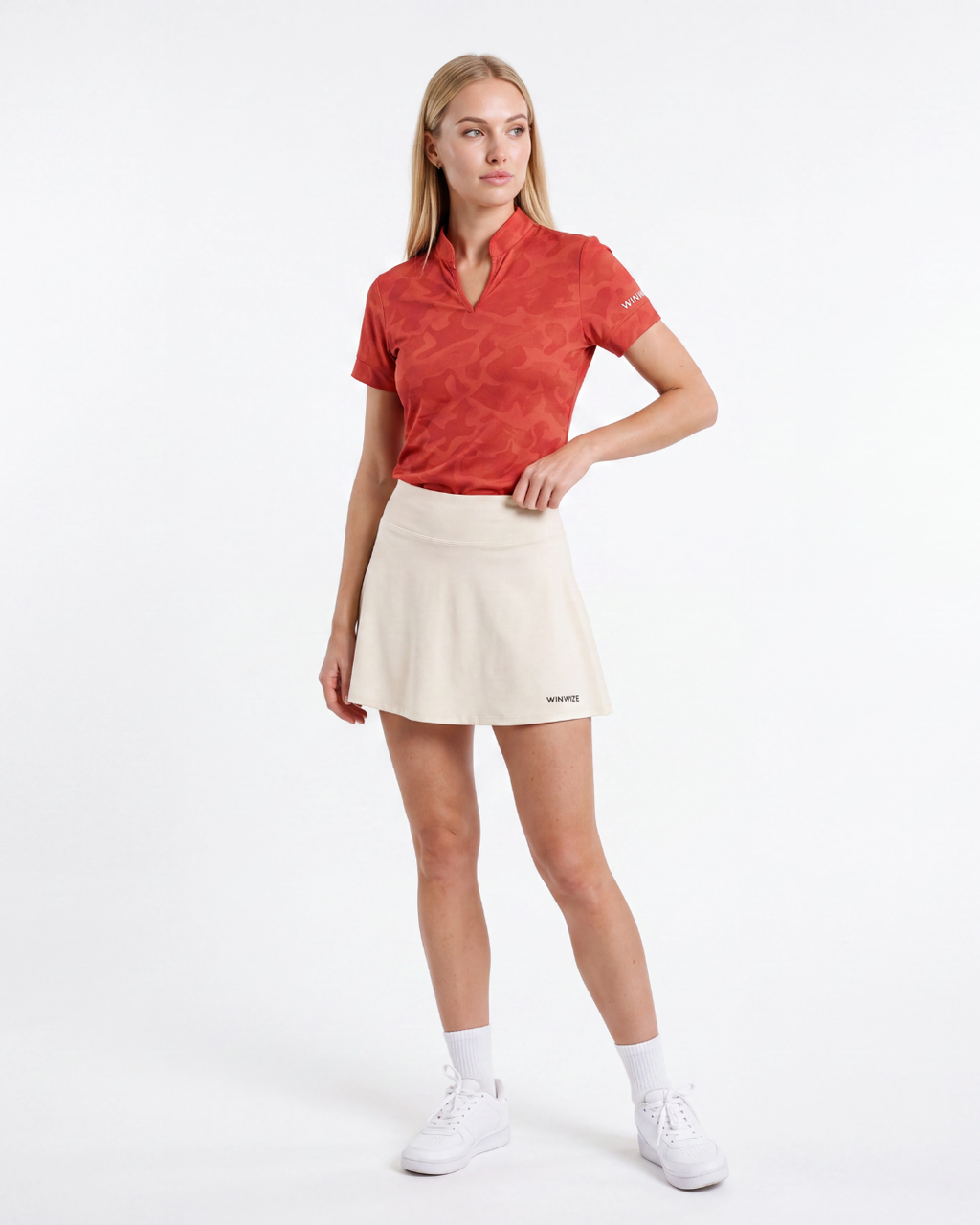 Red - Camoline Polo