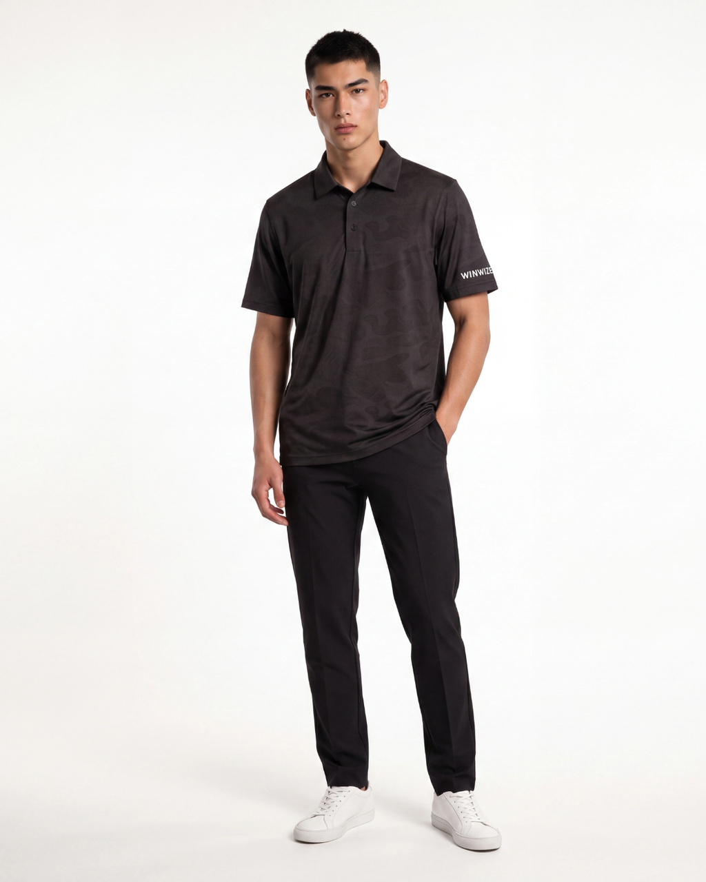 Black - Camoflow Polo