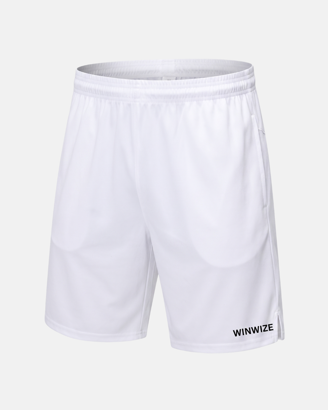 Snygga vita padelshorts för herr