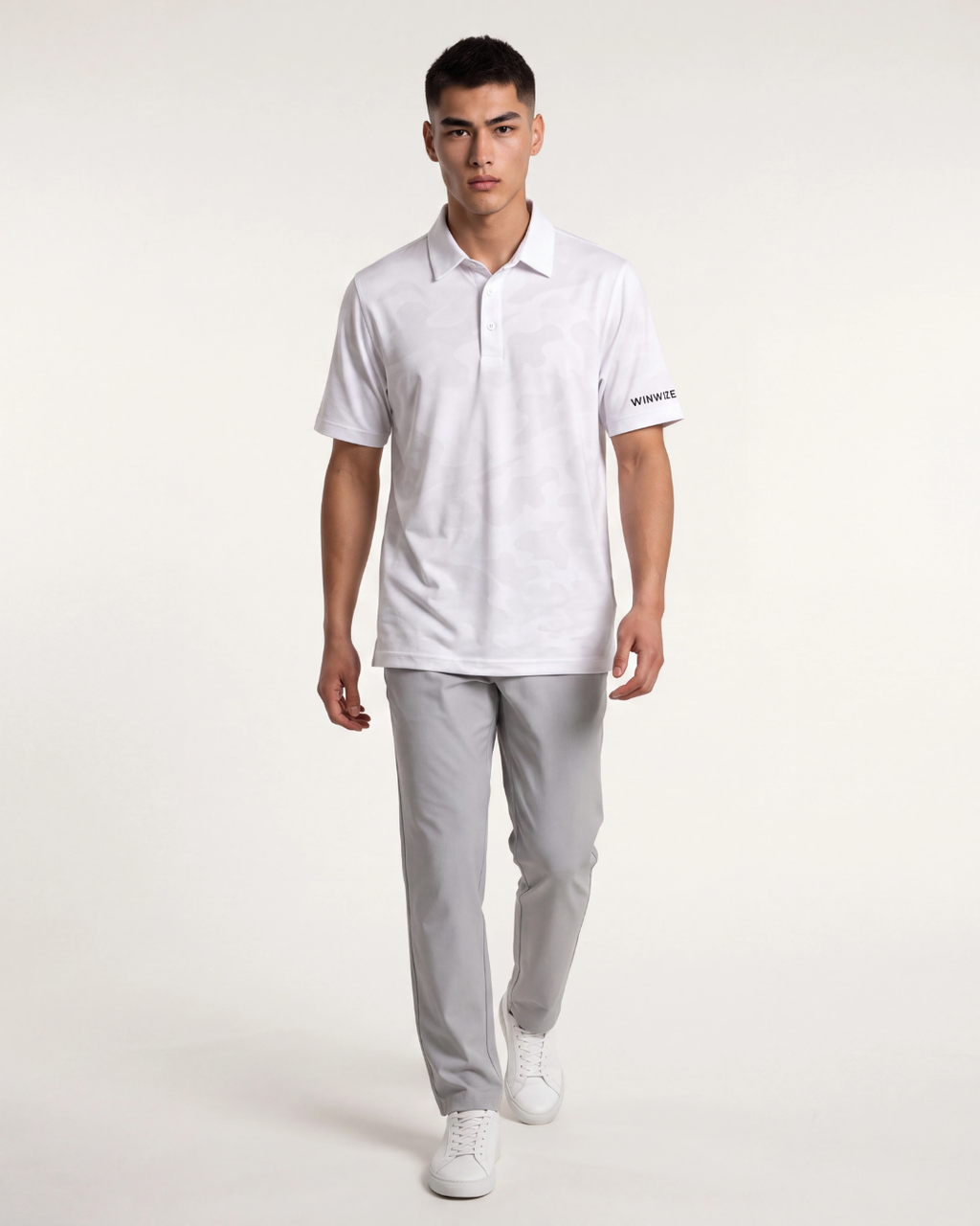 White - Camoflow Polo
