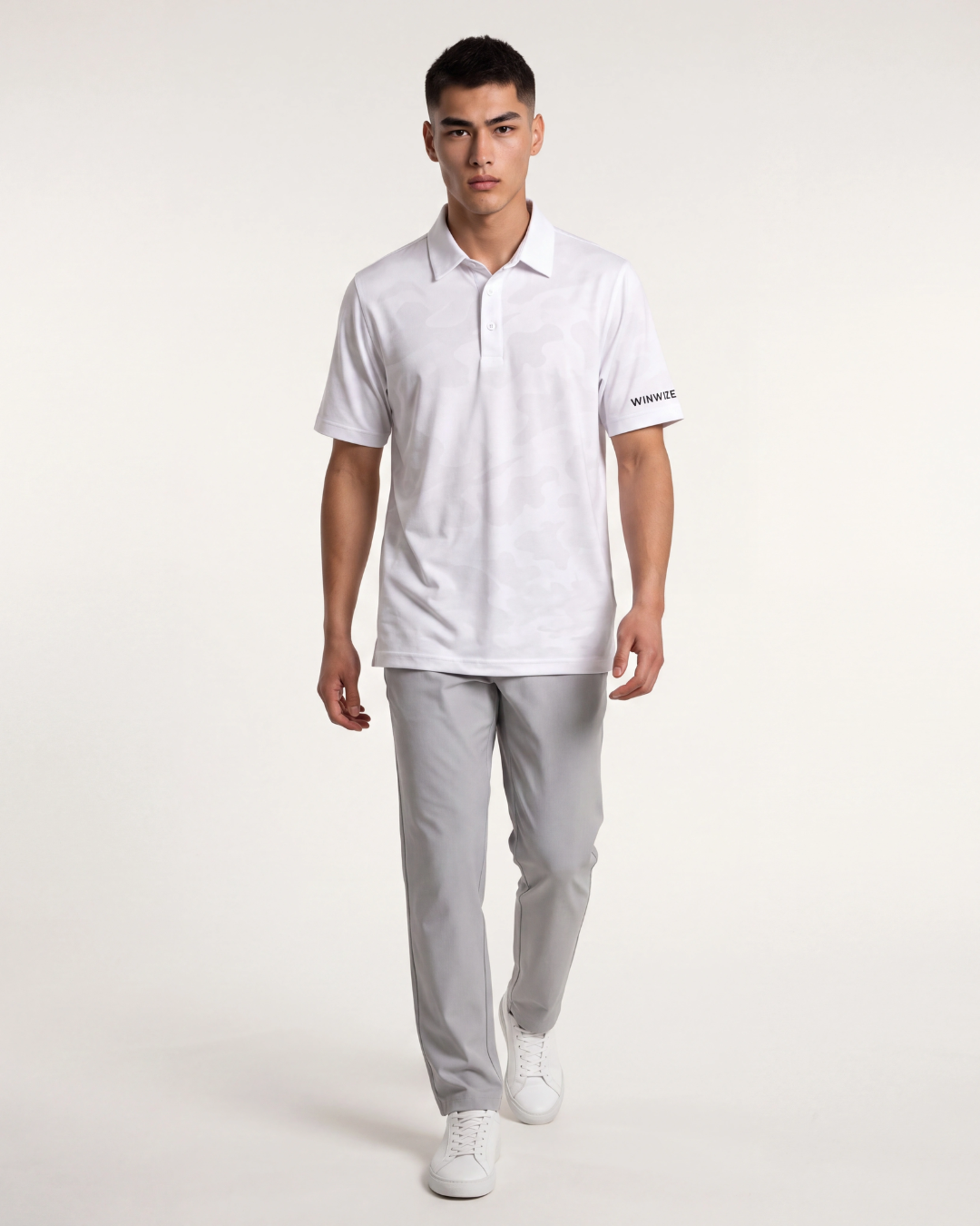White - Camoflow Polo