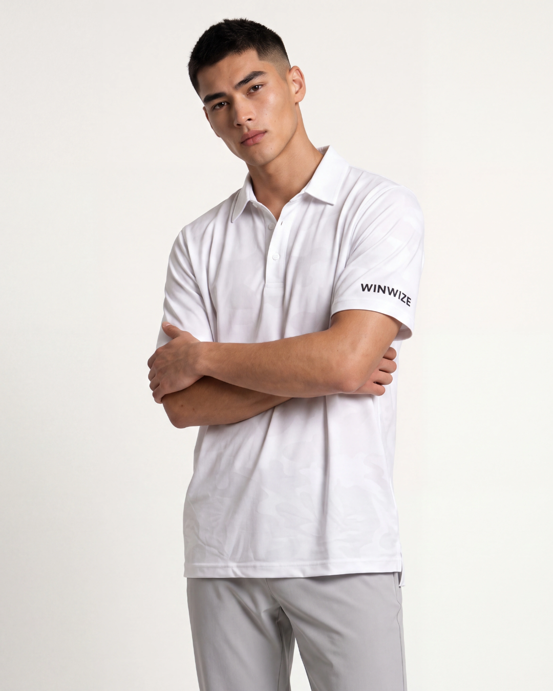 White - Camoflow Polo
