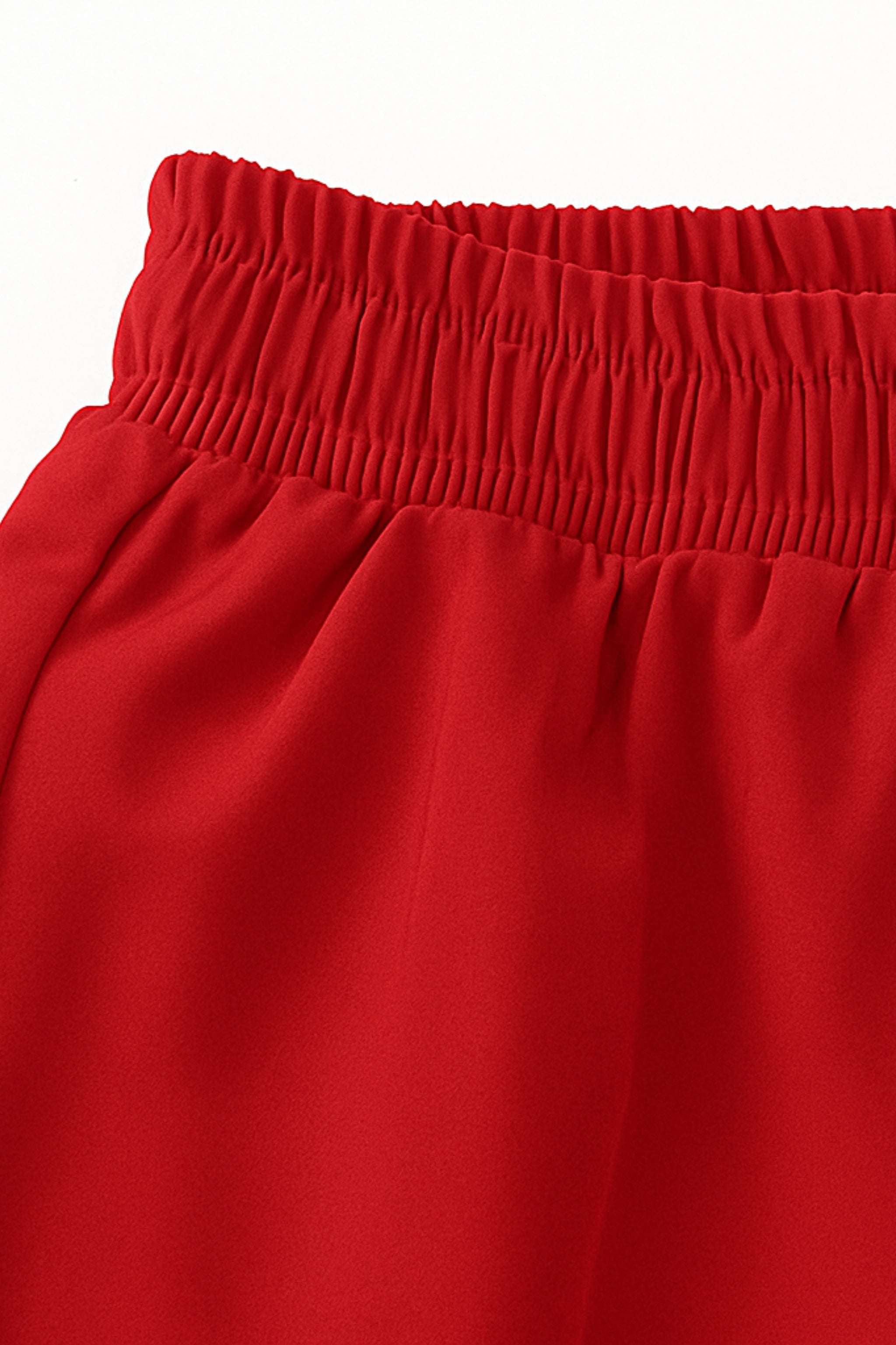 Red Court Shorts