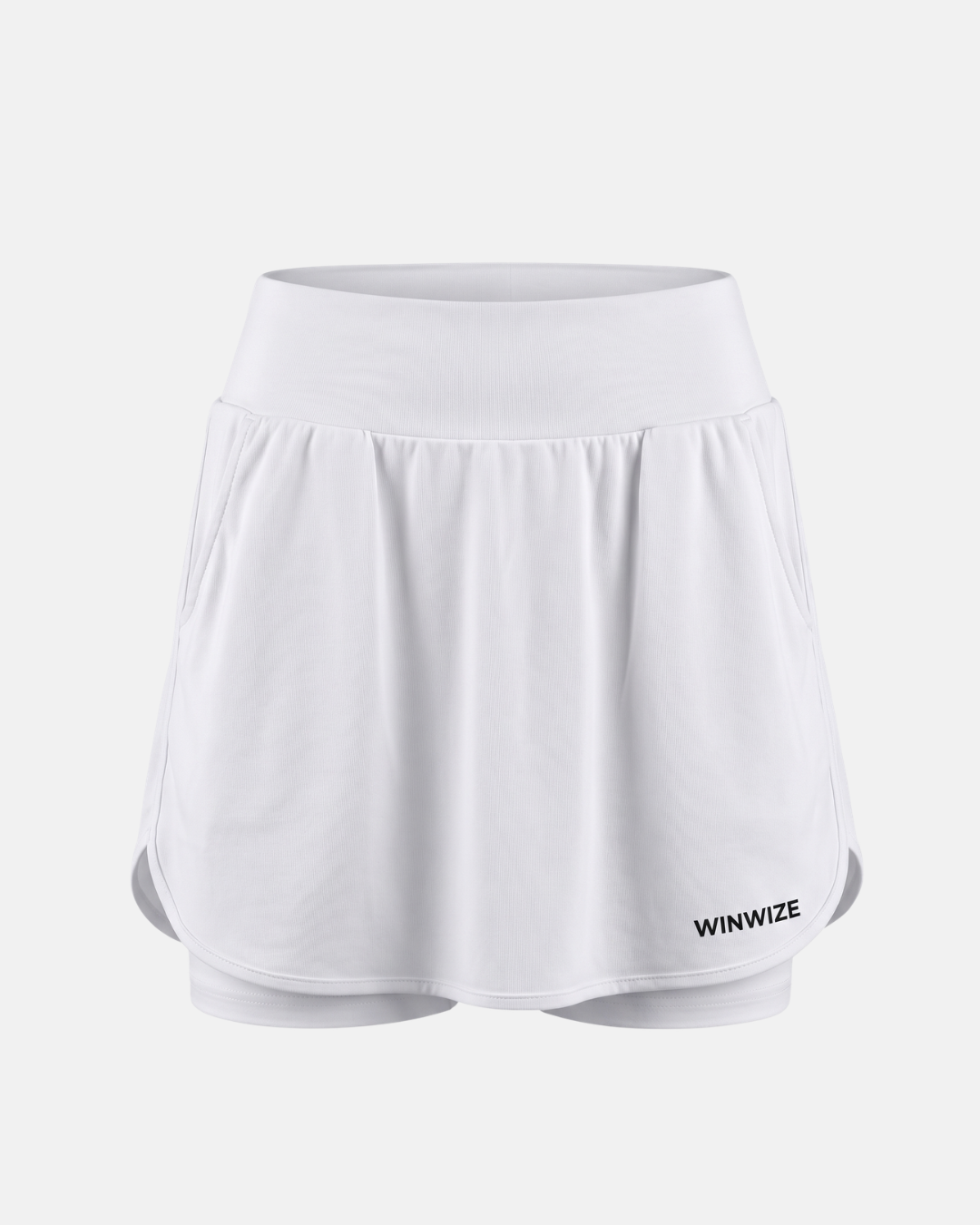 Snygg padelskort vit
